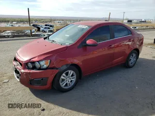 2015 Chevrolet Sonic LT with VIN 1G1JC5SH1F4132660, listed as a Copart auction lot 50206765 with 147,428 mi miles and Salvage Title. Bid and sale history available at DreamBid. Image 1.