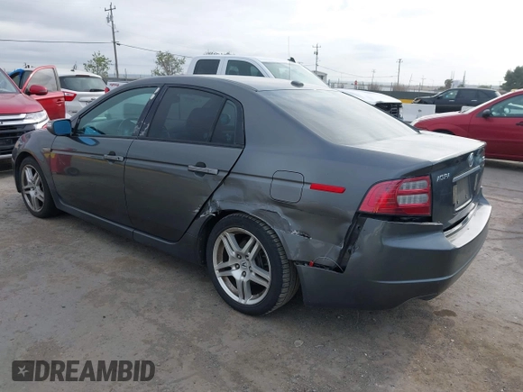 2008 Acura TL with VIN 19UUA662X8A003196, listed as a IAAI auction lot 42033986 with 185,330 mi miles. Bid and sale history available at carsss.com. Image 3.