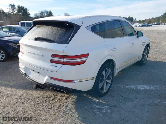 2023 Genesis GV80 with VIN KMUHCESC8PU139162, listed as a IAAI auction lot 41289624 with 58,724 mi miles. Bid and sale history available at carsss.com. Image 4.