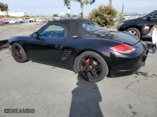 2009 Porsche Boxster S with VIN WP0CB29869U730450, listed as a Copart auction lot 78585854 with 75,100 mi miles and Salvage Title. Bid and sale history available at carsss.com. Image 2.