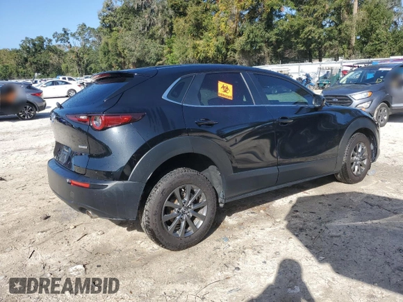 2020 Mazda CX-30 with VIN 3MVDMABL8LM112404, listed as a Copart auction lot 86223234 with 46,459 mi miles and Salvage Title. Bid and sale history available at DreamBid. Image 3.