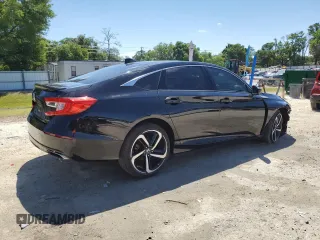 2019 Honda Accord Sport with VIN 1HGCV1F39KA095811, listed as a Copart auction lot 53125005 with 111,086 mi miles and Salvage Title. Bid and sale history available at DreamBid. Image 3.