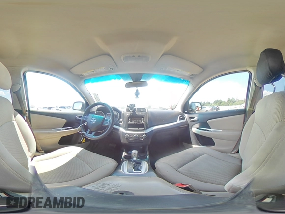 2015 Dodge Journey SXT with VIN 3C4PDCBG5FT628212, listed as a Copart auction lot 60663695 with 145,024 mi miles and Salvage title. Bid and sale history available at DreamBid. Image 14.