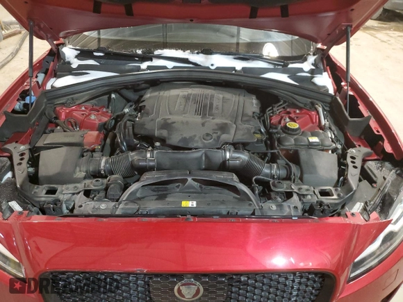2017 Jaguar F-Pace 35t R-Sport with VIN SADCL2BV5HA490891, listed as a Copart auction lot 45609965 with 127,187 mi miles and Salvage title. Bid and sale history available at DreamBid. Image 12.