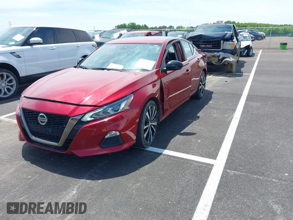 2022 Nissan Altima SR with VIN 1N4BL4CV1NN349635, listed as a IAAI auction lot 42181235 with 42,140 mi miles and . Bid and sale history available at carsss.com. Image 17.