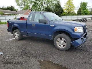 2007 Ford F-150 XL with VIN 1FTRF12287NA48062, listed as a Copart auction lot 55933815 with 113,308 mi miles and Salvage title. Bid and sale history available at DreamBid. Image 4.