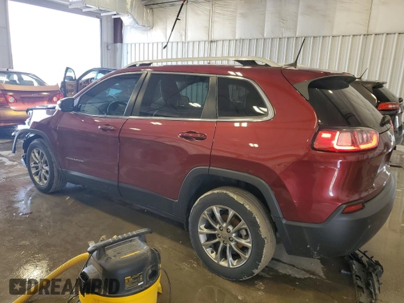 2019 Jeep Cherokee Latitude Plus with VIN 1C4PJLLB3KD111518, listed as a Copart auction lot 59540335 with 70,711 mi miles and Salvage title. Bid and sale history available at DreamBid. Image 2.