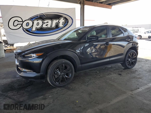 2024 Mazda CX-30 S Select Sport with VIN 3MVDMBBM8RM658675, listed as a Copart auction lot 61963635 with 8,497 mi miles and Salvage title. Bid and sale history available at DreamBid. Image 1.