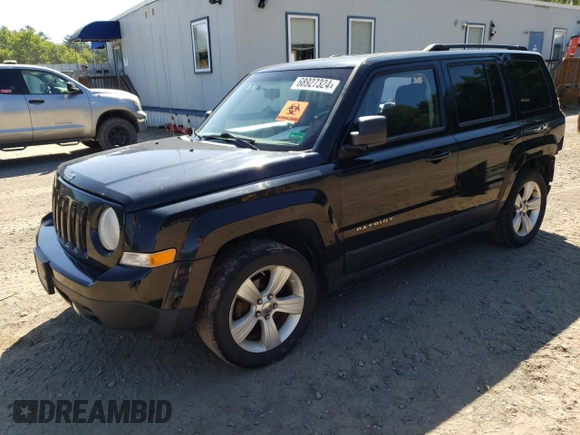 2014 Jeep Patriot Sport with VIN 1C4NJPBA7ED585483, listed as a Copart auction lot 68927324 with 204,218 mi miles and Salvage title. Bid and sale history available at DreamBid. Image 1.