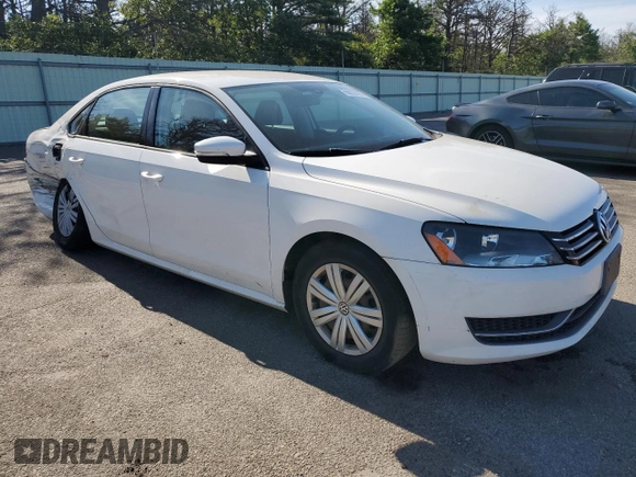 2015 Volkswagen Passat S with VIN 1VWAT7A30FC074164, listed as a Copart auction lot 65852795 with 84,384 mi miles and Salvage title. Bid and sale history available at DreamBid. Image 4.