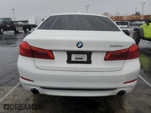 2020 BMW 5 Series 530e with VIN WBAJA9C07LCD36054, listed as a Copart auction lot 44635065 with 59,512 mi miles and Salvage Title. Bid and sale history available at DreamBid. Image 6.