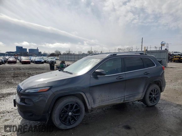 2015 Jeep Cherokee Latitude with VIN 1C4PJMCB8FW714755, listed as a Copart auction lot 51433485 with 174,632 mi miles and Salvage Title. Bid and sale history available at carsss.com. Image 1.