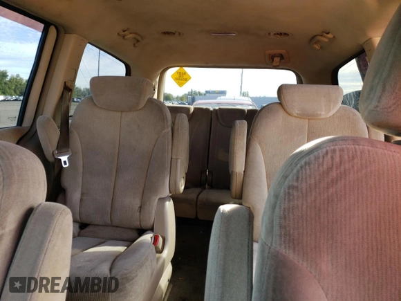 2007 Kia Sedona EX with VIN KNDMB233776121810, listed as a Copart auction lot 77229344 with 133,193 mi miles and Salvage Title. Bid and sale history available at carsss.com. Image 10.