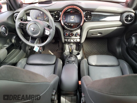 2023 MINI Hardtop Cooper SE with VIN WMW13DJ01P2S85353, listed as a Copart auction lot 49675945 with 12,456 mi miles and Salvage title. Bid and sale history available at DreamBid. Image 8.