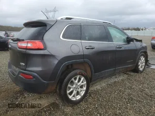 2014 Jeep Cherokee Latitude with VIN 1C4PJMCS7EW297014, listed as a Copart auction lot 48850285 with 0 mi miles and Salvage Title. Bid and sale history available at carsss.com. Image 3.