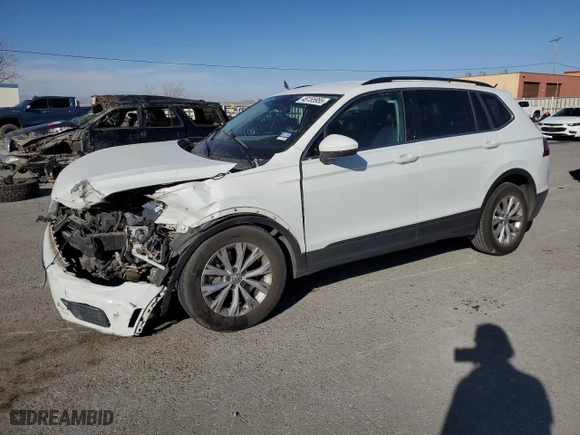 2019 Volkswagen Tiguan SE with VIN 3VV2B7AX4KM024794, listed as a Copart auction lot 46155955 with 88,632 mi miles and Salvage Title. Bid and sale history available at carsss.com. Image 1.