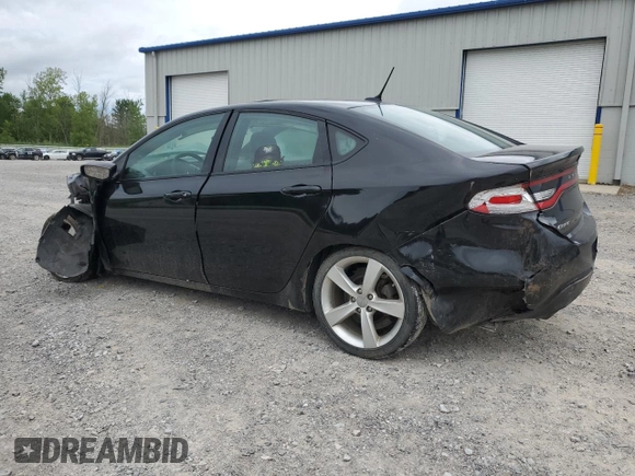 2014 Dodge Dart GT with VIN 1C3CDFEB3ED742198, listed as a Copart auction lot 63281975 with 117,541 mi miles and Salvage title. Bid and sale history available at DreamBid. Image 2.