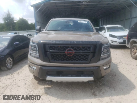 2023 Nissan Titan Pro-4X with VIN 1N6AA1FB4PN111502, listed as a Copart auction lot 60640414 with 13,254 mi miles and Non repairable. Bid and sale history available at DreamBid. Image 5.