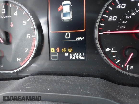 2023 Subaru WRX Premium с VIN JF1VBAF69P9821921, выставлен на аукционе IAAI как лот 41785835 с пробегом 6 433 миль миль и . История ставок и продаж доступна на DreamBid. Изображение 16.