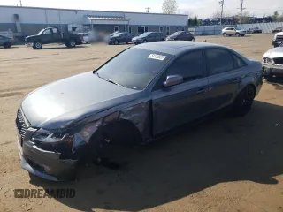 2012 Audi A4 2.0T Premium with VIN WAUBFAFL5CA116594, listed as a Copart auction lot 54142585 with 173,532 mi miles and Salvage Title. Bid and sale history available at carsss.com. Image 1.