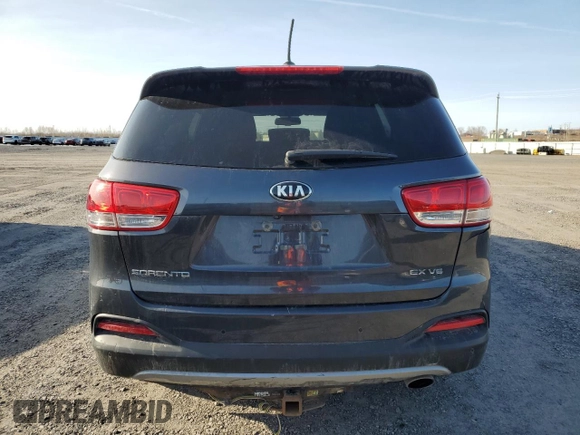 2016 Kia Sorento EX with VIN 5XYPHDA55GG164227, listed as a Copart auction lot 51528065 with 175,168 mi miles and Clean Title. Bid and sale history available at carsss.com. Image 6.