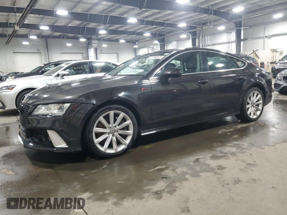 2013 Audi A7 Prestige with VIN WAU2GAFC0DN154192, listed as a Copart auction lot 52795815 with 114,947 mi miles and Salvage title. Bid and sale history available at DreamBid. Image 1.
