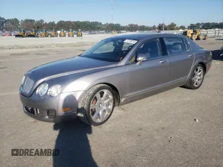 2007 Bentley Flying Spur with VIN SCBBR93W47C040550, listed as a Copart auction lot 77218514 with 39,492 mi miles and Salvage Title. Bid and sale history available at DreamBid. Image 1.