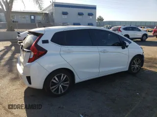 2015 Honda Fit EX-L with VIN 3HGGK5H84FM746569, listed as a Copart auction lot 52924245 with 77,059 mi miles and Salvage Title. Bid and sale history available at carsss.com. Image 3.