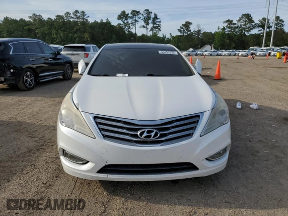 2014 Hyundai Azera Limited z VIN KMHFH4JG3EA352749, wystawiony jako Copart lot #55457525 z przebiegiem Nie podano mil oraz Szkoda całkowita • Salvage title. Historia ofert i sprzedaży dostępna na DreamBid. Obrazek 5.