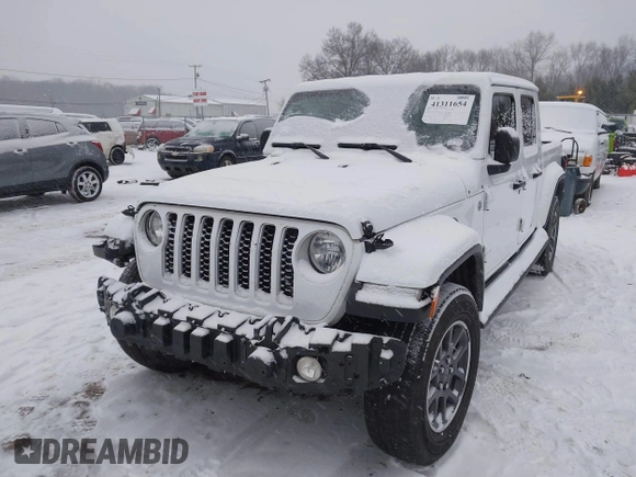 2023 Jeep Gladiator Overland z VIN 1C6HJTFG6PL544489, wystawiony jako IAAI lot #41311654 z przebiegiem 37 630 mil mil oraz . Historia ofert i sprzedaży dostępna na DreamBid. Obrazek 17.