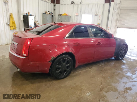 2008 Cadillac CTS AWD w/1SA with VIN 1G6DG577080145177, listed as a Copart auction lot 52404405 with 177,166 mi miles and Non Repairable. Bid and sale history available at carsss.com. Image 3.