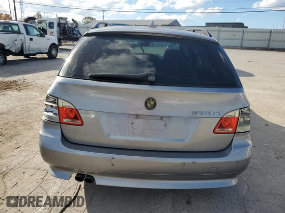 2006 BMW 5 Series 530xi with VIN WBANN735X6CN02686, listed as a Copart auction lot 78018484 with Not Provided miles and Salvage Title. Bid and sale history available at carsss.com. Image 6.
