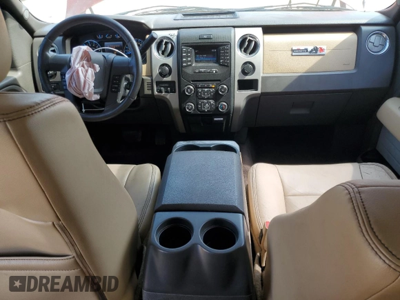 2014 Ford F-150 XL with VIN 1FTFW1EF6EKE95389, listed as a Copart auction lot 62187625 with 133,090 mi miles and Salvage title. Bid and sale history available at DreamBid. Image 8.