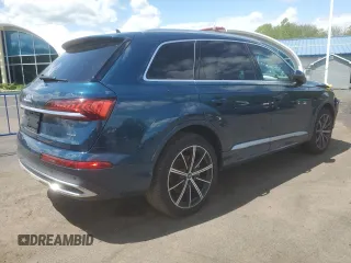 2020 Audi Q7 Premium with VIN WA1AJAF7XLD008996, listed as a Copart auction lot 55424545 with 30,734 mi miles and Salvage title. Bid and sale history available at DreamBid. Image 3.