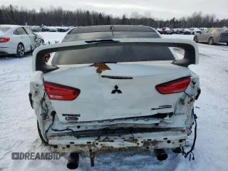 2010 Mitsubishi Lancer Evolution GSR with VIN JA32W8FV4AU604717, listed as a Copart auction lot 83896464 with 140,502 mi miles and Salvage Title. Bid and sale history available at DreamBid. Image 6.