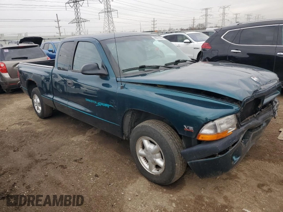 1998 Dodge Dakota SLT z VIN 1B7GL22X1WS754968, wystawiony jako Copart lot #49078635 z przebiegiem 138 116 mil mil oraz Szkoda całkowita • Salvage title. Historia ofert i sprzedaży dostępna na DreamBid. Obrazek 4.