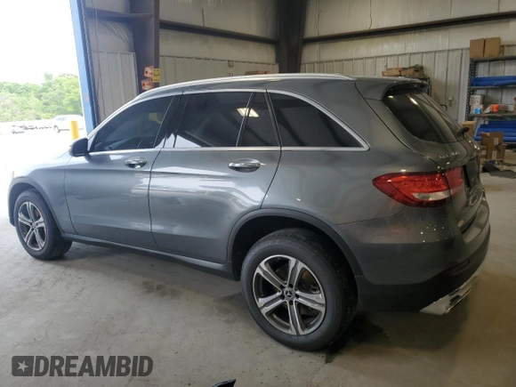 2019 Mercedes-Benz GLC 300 with VIN WDC0G4JB2KF612553, listed as a Copart auction lot 52122915 with 85,600 mi miles and Salvage title. Bid and sale history available at DreamBid. Image 2.