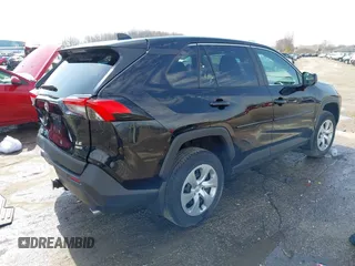 2023 Toyota RAV4 LE with VIN 2T3F1RFV4PC332593, listed as a IAAI auction lot 42071526 with 33,745 mi miles. Bid and sale history available at carsss.com. Image 4.