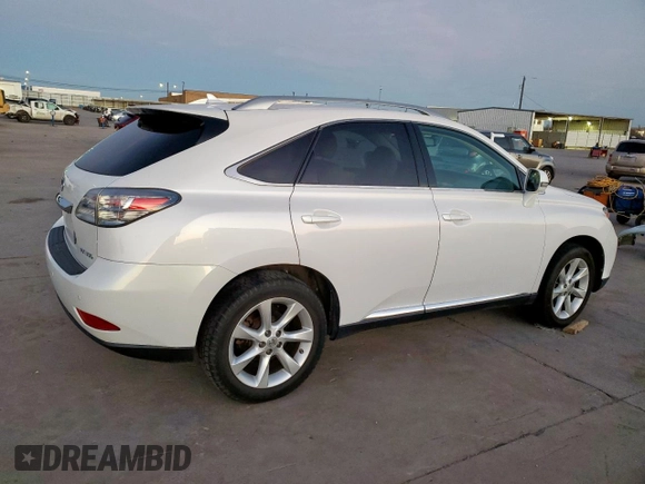 2010 Lexus RX 350 with VIN 2T2ZK1BA7AC023033, listed as a Copart auction lot 49233075 with 135,265 mi miles and Clean Title. Bid and sale history available at carsss.com. Image 3.