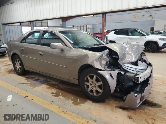 2007 Cadillac CTS with VIN 1G6DM57T970152651, listed as a Copart auction lot 65904654 with 0 mi miles and Salvage Title. Bid and sale history available at carsss.com. Image 4.