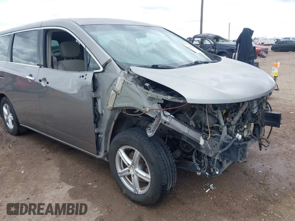 2013 Nissan Quest LE with VIN JN8AE2KP1D9067840, listed as a IAAI auction lot 41073391 with 219,804 mi miles. Bid and sale history available at carsss.com. Image 6.