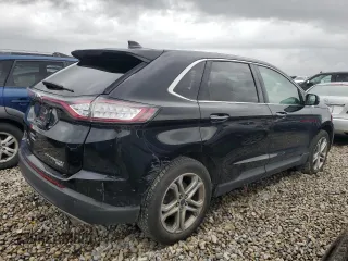 2017 Ford Edge Titanium with VIN 2FMPK4K91HBB91140, listed as a Copart auction lot 45295985 with 139,070 mi miles and Salvage Title. Bid and sale history available at carsss.com. Image 3.