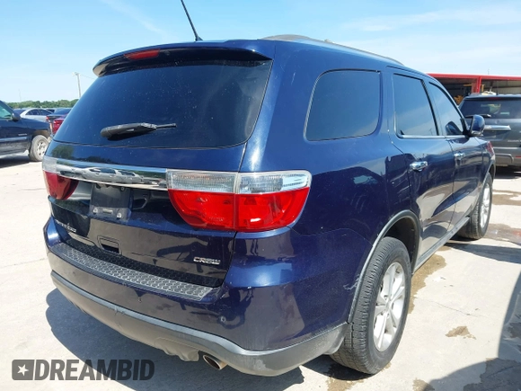 2013 Dodge Durango Crew z VIN 1C4RDHDG3DC679610, wystawiony jako IAAI lot #42398018 z przebiegiem 206 253 mil mil oraz . Historia ofert i sprzedaży dostępna na DreamBid. Obrazek 4.
