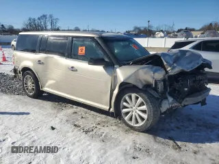 2017 Ford Flex SEL with VIN 2FMGK5C88HBA14256, listed as a Copart auction lot 89164225 with 106,833 mi miles and Salvage Title. Bid and sale history available at carsss.com. Image 4.
