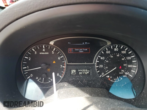 2015 Nissan Altima S with VIN 1N4AL3AP0FC588861, listed as a Copart auction lot 49971655 with 144,333 mi miles and Salvage Title. Bid and sale history available at DreamBid. Image 9.