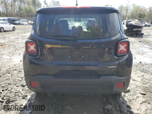 2021 Jeep Renegade Upland with VIN ZACNJDABXMPM26690, listed as a Copart auction lot 52198365 with 60,267 mi miles and Salvage title. Bid and sale history available at DreamBid. Image 6.