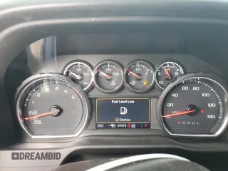 2021 Chevrolet Silverado 1500 LT with VIN 1GCRYDED0MZ372216, listed as a Copart auction lot 77602794 with 49,473 mi miles and Salvage Title. Bid and sale history available at DreamBid. Image 9.