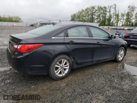 2013 Hyundai Sonata GLS with VIN 5NPEB4AC7DH655359, listed as a Copart auction lot 54078655 with 142,417 mi miles and Clean Title. Bid and sale history available at carsss.com. Image 3.