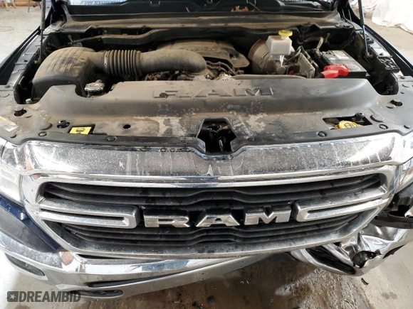 2021 Ram 1500 Big Horn with VIN 1C6SRFBT6MN687851, listed as a Copart auction lot 48700955 with 0 mi miles and Salvage Title. Bid and sale history available at carsss.com. Image 11.