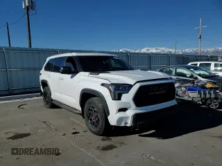 2024 Toyota Sequoia SR5 with VIN 7SVAAABA4RX024759, listed as a Copart auction lot 47140285 with 0 mi miles and Salvage Title. Bid and sale history available at carsss.com. Image 10.
